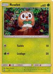 Rowlet 1/12 Confetti Holo Promo - 2017 McDonald's Collection